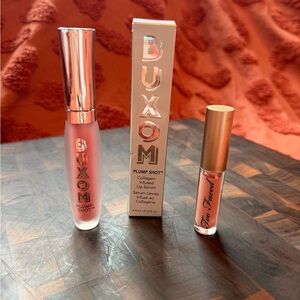 Buxom Plump Shot Lip Serum & Too Faced Lip Gloss